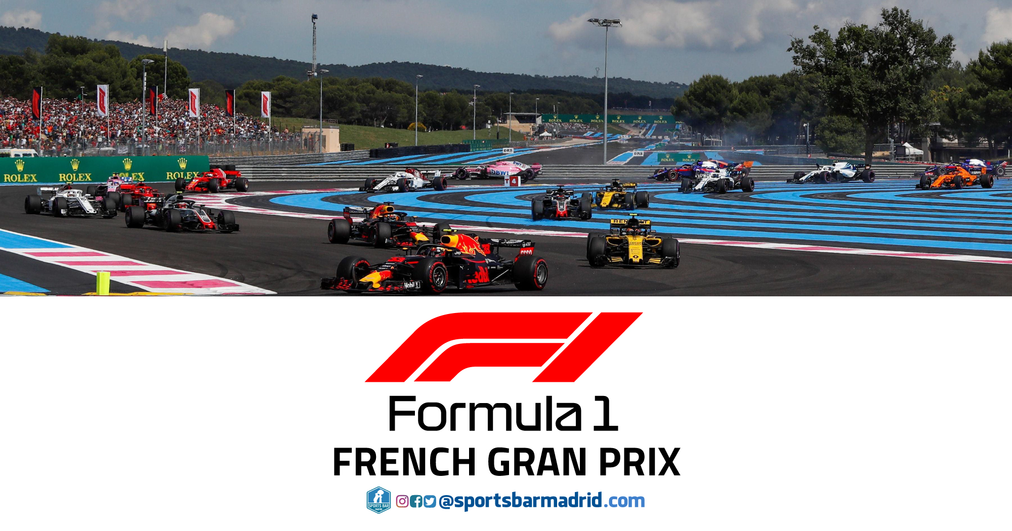 Formula 1 French Grand Prix | F1 - Sports Bar Madrid
